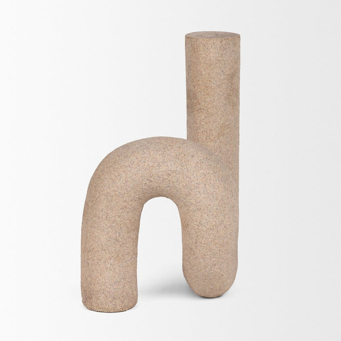 10" Beige Resin Decorative Wall Sculpture