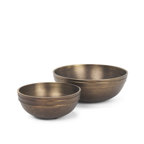 11" Brass Metal Round Centerpiece Bowl