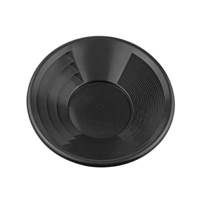 Black Riffle Pan | Dual Riffle Gold Pan | Detector Warehouse