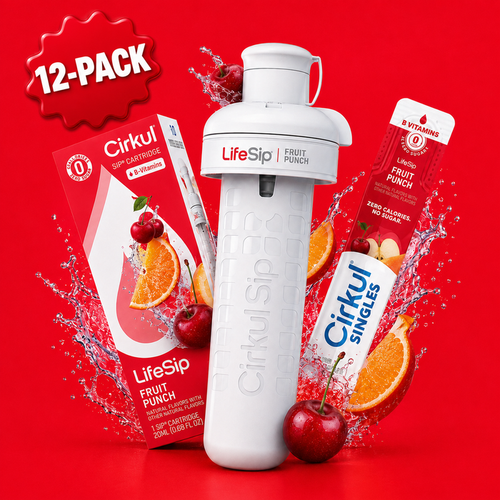 12-Pack Lifesip® Fruit Punch + FREE 12-Pack