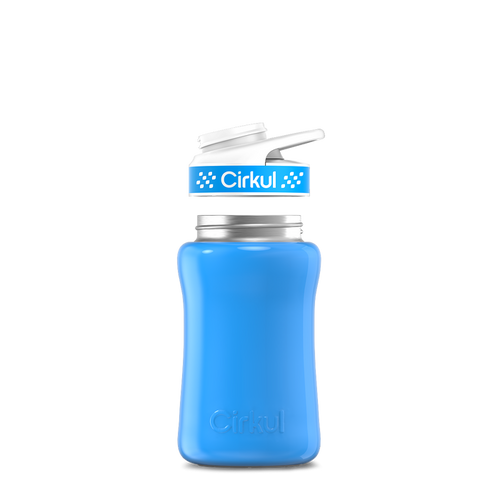 12oz. Stainless Steel Bottle & Comfort Grip Lid