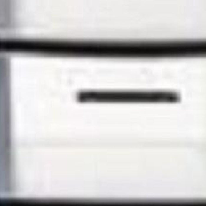 13" Black And Clear Heavy Duty Plastic Five Drawer Storage Cabinet