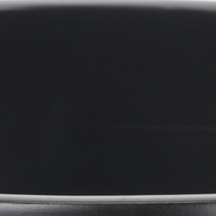 14" Black Wood Round Centerpiece Bowl