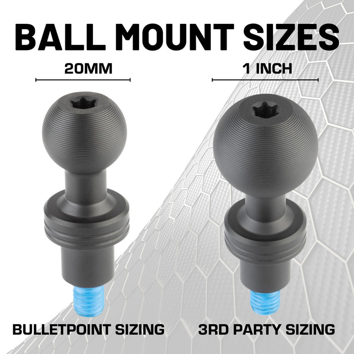 2007-2018 Jeep Wrangler JK Freedom Panel Ball Mount