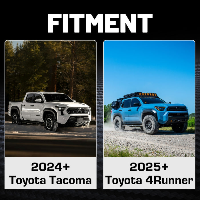 2024+ Toyota Tacoma & 2025+ 4Runner Passenger Side Grab Handle Mount with 20mm Ball