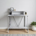32" Antiqued White Writing Desk