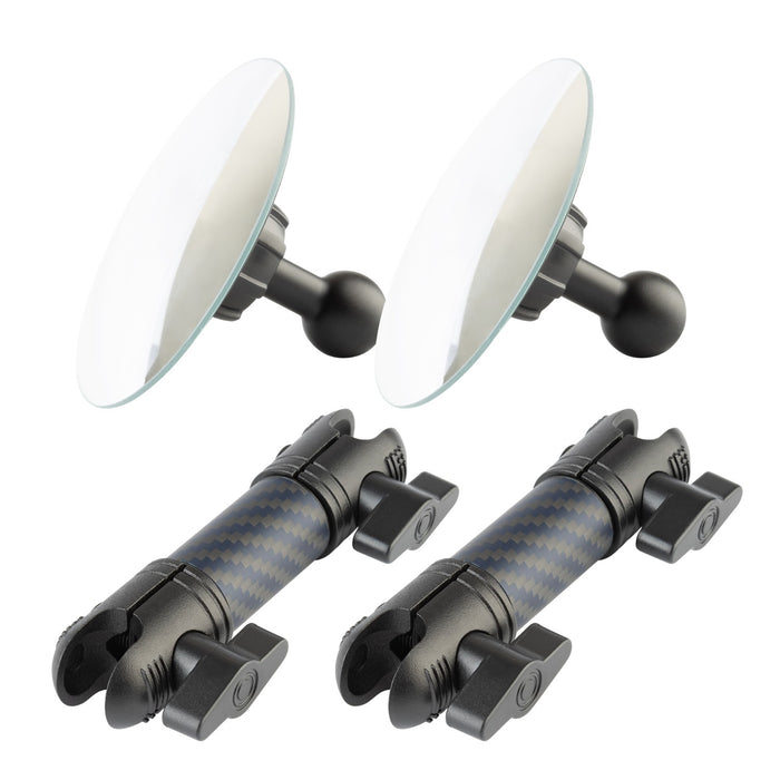 Mirror + 4cm Arm / 2-Pack