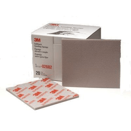3M™ 02602 500/600 Grit Gray Flexible Sanding Sponge, Box of 20 -2602---Eagle National Supply
