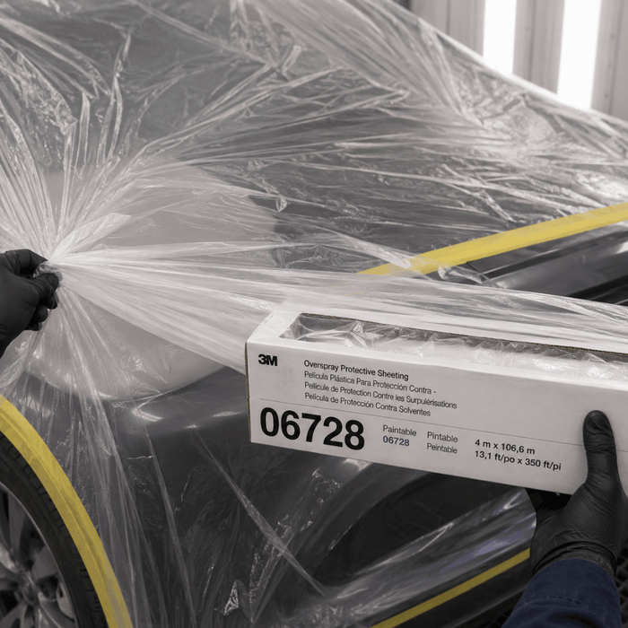 3M™ 06728 HDPE Overspray Protective Sheeting, 16 ft W x 350 ft L -6728 - Eagle National Supply