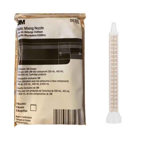 3M™ 08193 Static Mixing Nozzle, 3/8 in, Plastic, 6 pack -8193---Eagle National Supply
