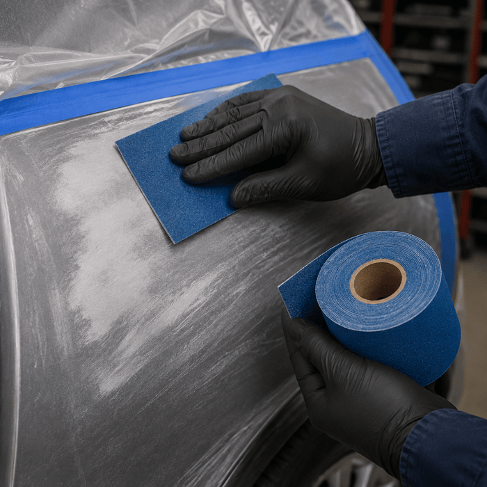 3M™ 36217 80 Grit Blue Abrasive Sheet Roll, 2-3/4 in W x 20 yd L -36217 - Eagle National Supply