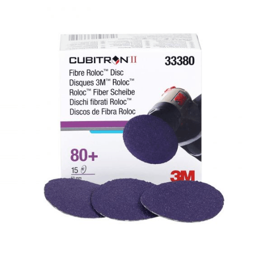 3M Cubitron II 2" 80 Grit Quick-Change Grinding Disc #33380, Box of 15 -33380---Eagle National Supply