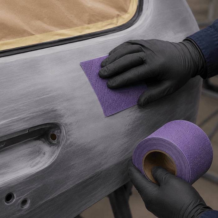 3M Cubitron™ II 320 Grit Multi-Hole Purple Sanding Sheet Roll 34449 -34449 - Eagle National Supply