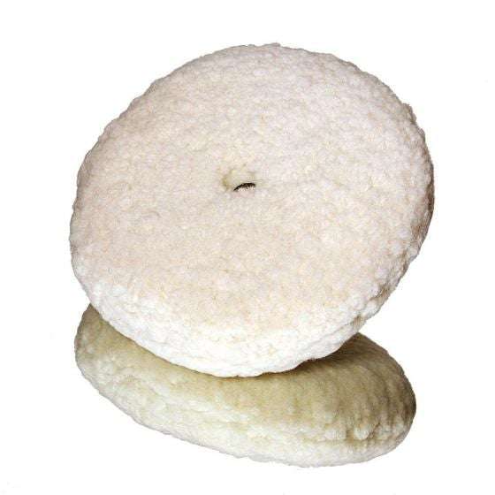 3M Perfect-It™ 05753 9" Double-Sided White Wool Compound Pad, Quick Connect Attachment ---Eagle National Supply