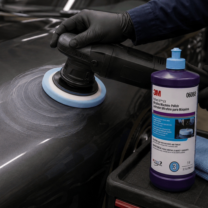 3M Perfect-It 06068 EX Ultrafine Blue Machine Polish, Quart -6068 - Eagle National Supply