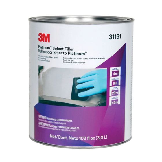 3M™ Platinum™ 31131 Body Filler, 1 gal Can, Lavender -31131---Eagle National Supply