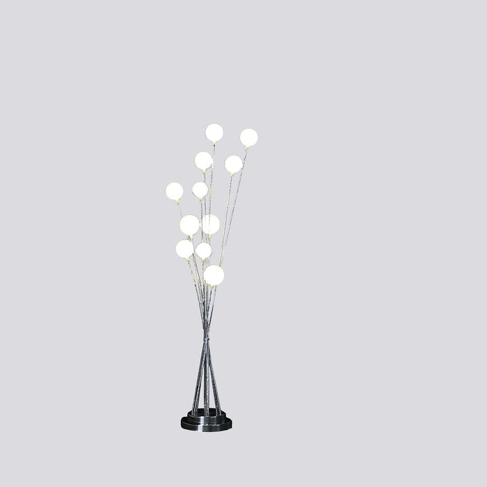 46" Chrome Multi Light LED Novelty Floor Lamp