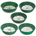5 Piece Sifting Pans | Stackable Gold Pans | Detector Warehouse
