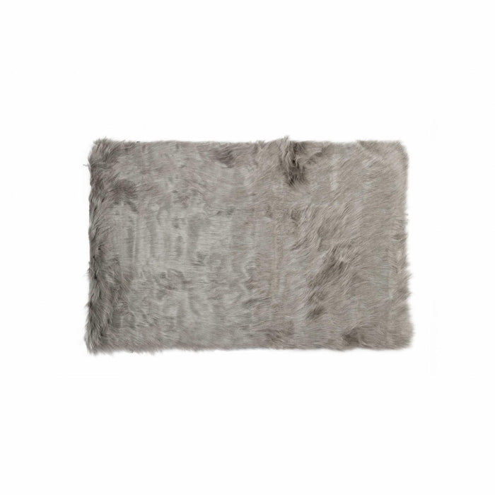 5' X 8' Gray Shag Area Rug