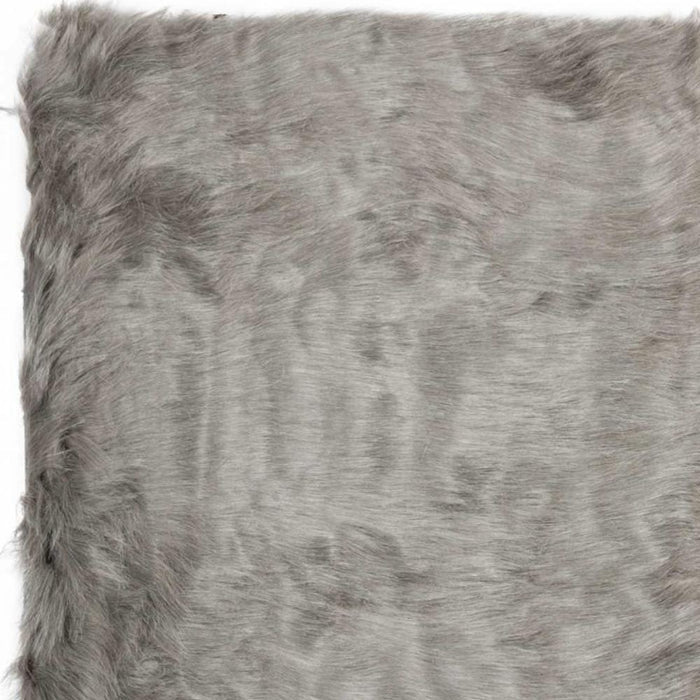 5' X 8' Gray Shag Area Rug