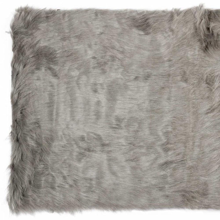 5' X 8' Gray Shag Area Rug