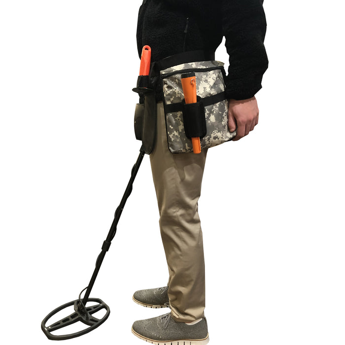 Black Metal Carry Bag | Padded Carry Bag | Detector Warehouse