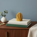 6" Gold High Tide Scented Dimensional Palm Leaf Candle