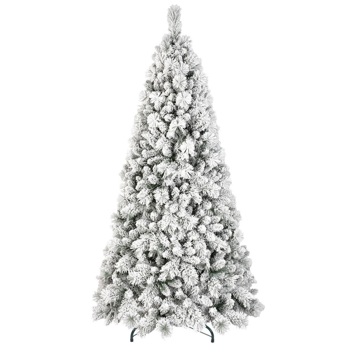 7' Full Flocked Spruce Christmas Tree