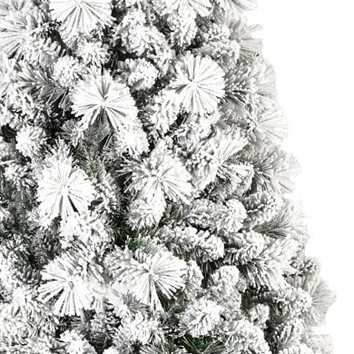 7' Full Flocked Spruce Christmas Tree