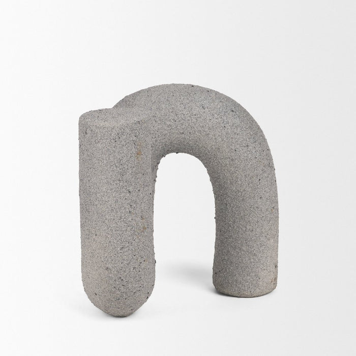 7" Gray Resin Decorative Wall Sculpture