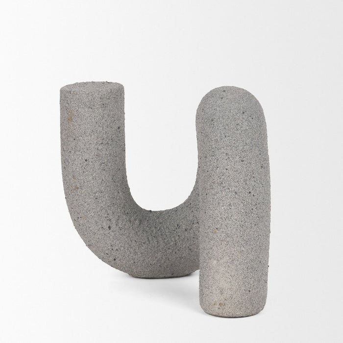 7" Gray Resin Decorative Wall Sculpture
