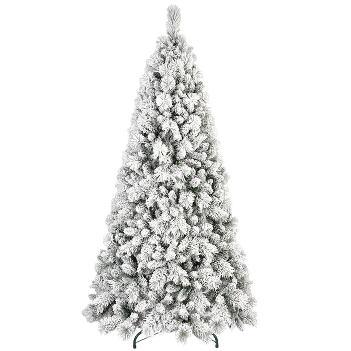 7.5' White Full Pine Christmas Tree