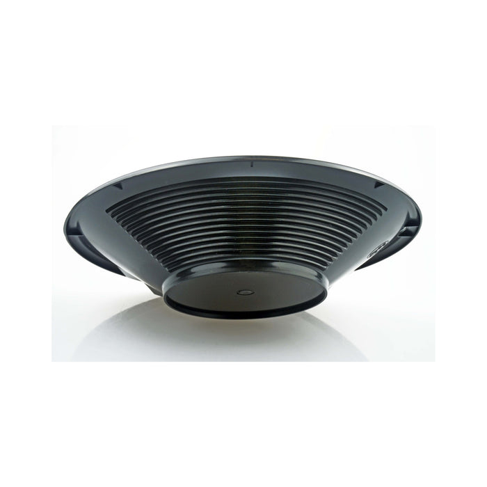 8 Black Dual Pan | Riffle Gold Pan | DetectorWarehouse