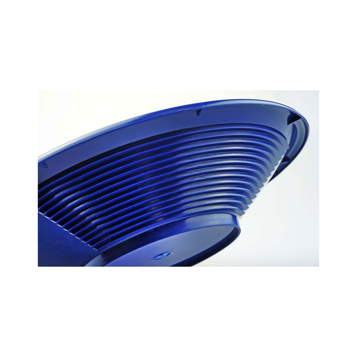 8 Blue Dual Riffle Gold Pan | Blue Dual Gold Pan | Detector Warehouse