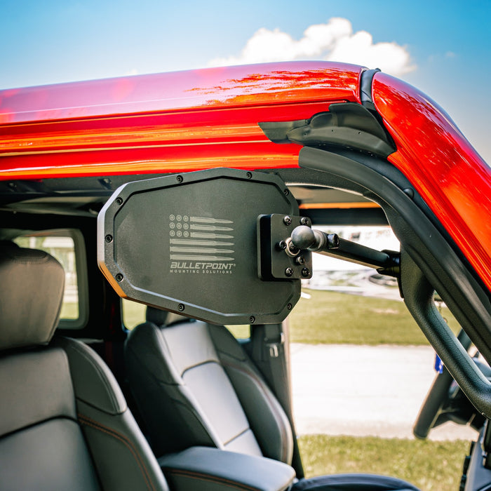 A-Pillar Doors Off Side Mirrors for 2024+ Jeep Wrangler JL & 2024+ Jeep Gladiator - Pair of 2