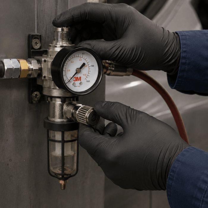 Accuspray™ 16573 1/4 in Regulator and Air Flow Control Valve -16573 - Eagle National Supply