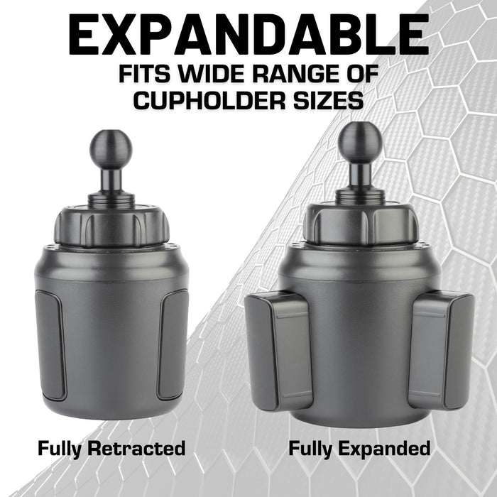 Adjustable Cupholder Phone Mount Single Device Holder