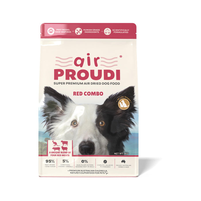 AirProudi Air Dried Dog Food Red Combo 1kg-Habitat Pet Supplies
