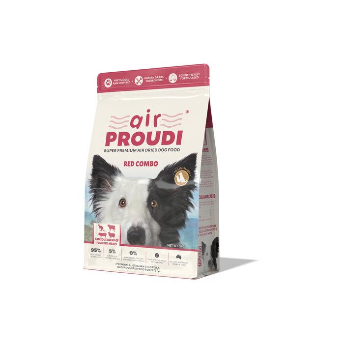 AirProudi Air Dried Dog Food Red Combo 1kg
