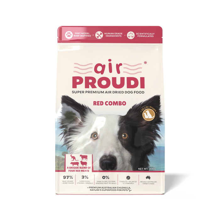 AirProudi Air Dried Dog Food Red Combo 400g-Habitat Pet Supplies