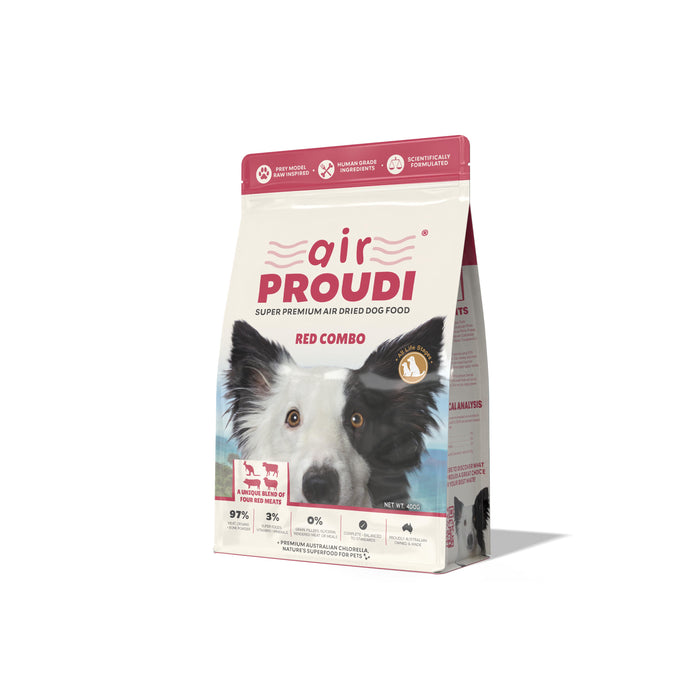 AirProudi Air Dried Dog Food Red Combo 400g