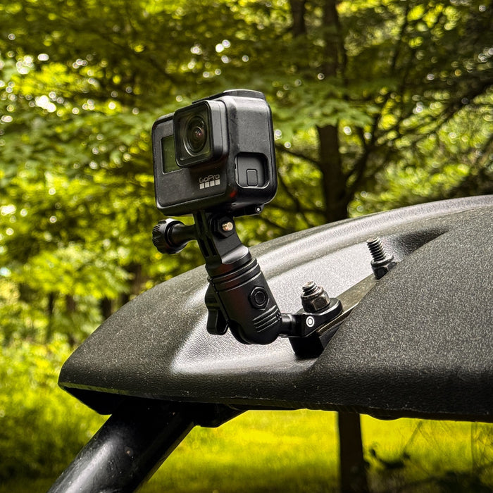 Aluminum Angled Bolt Mount with Integrated 20mm Ball