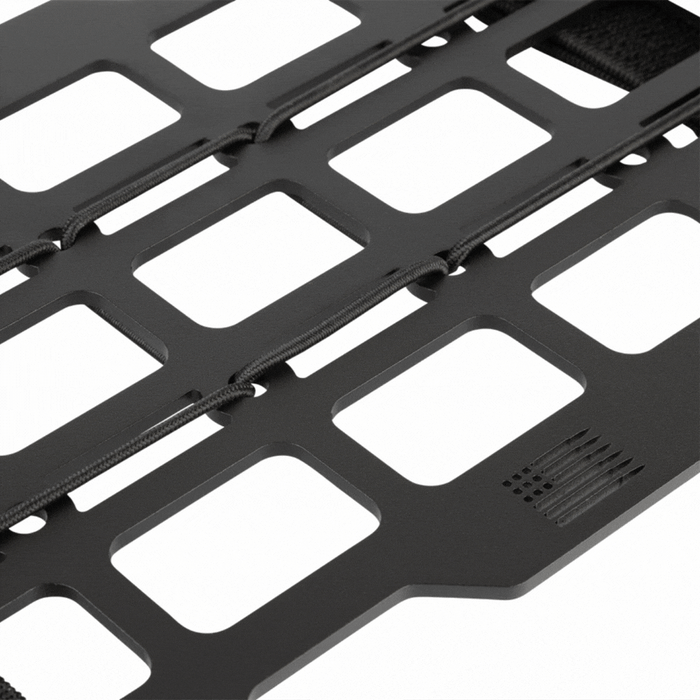 Aluminum Tactical MOLLE Panel Storage Organizer for Sun Visor - Universal Fitment