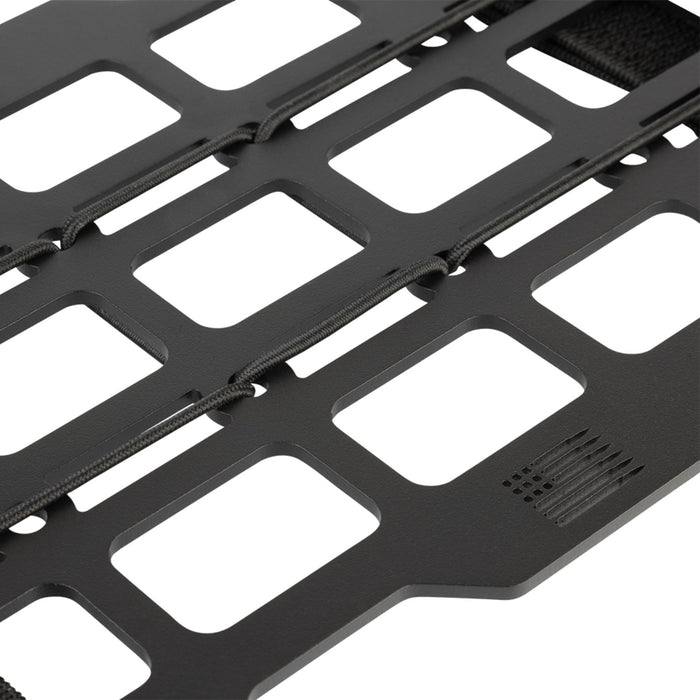 Aluminum Tactical MOLLE Panel Storage Organizer for Sun Visor - Universal Fitment