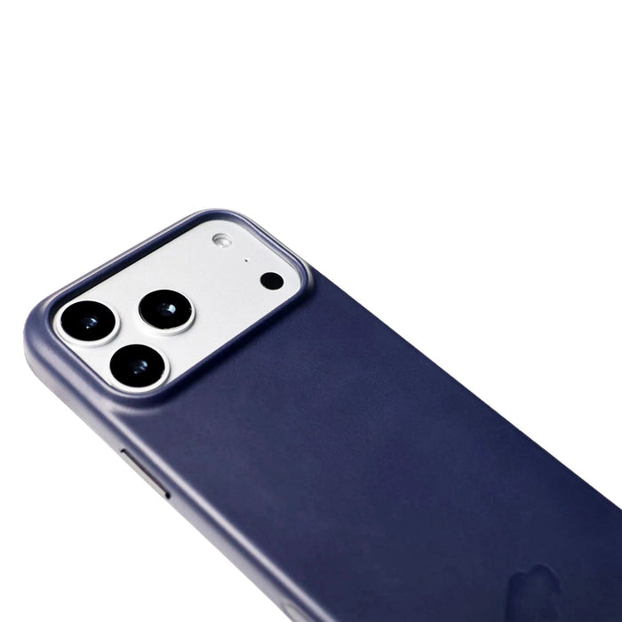 Arden Leather iPhone 18 Pro MagSafe Case, Deep Blue - BlackBrook Case
