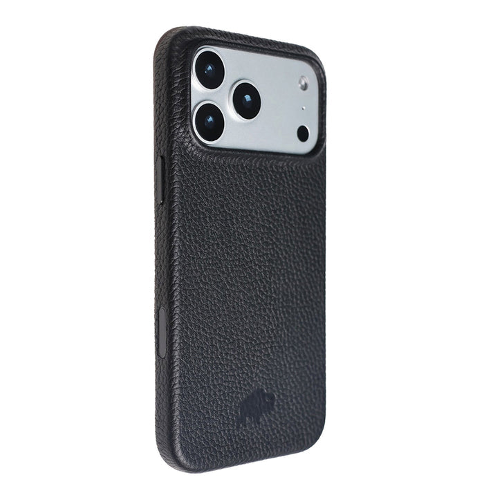 Arden Leather iPhone 18 Pro MagSafe Case, Pebble Black - BlackBrook Case