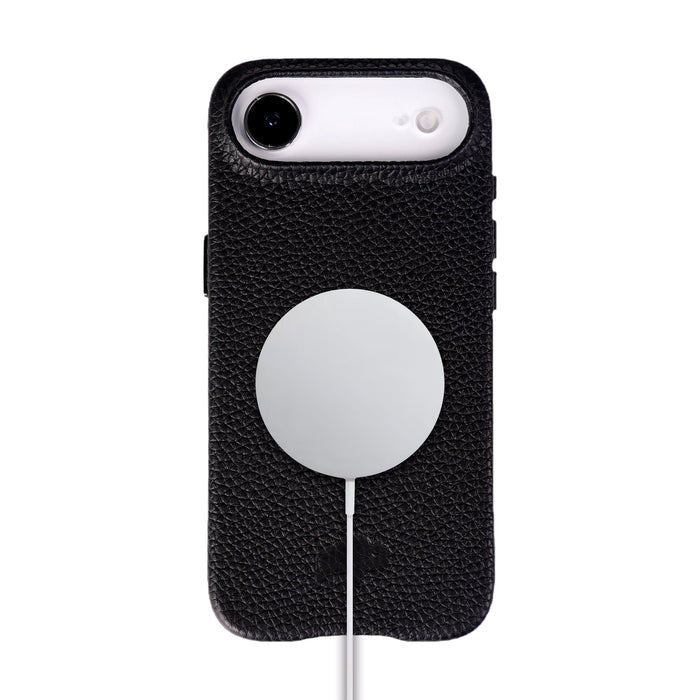 Arden Leather iPhone Air MagSafe Case, Pebble Black - BlackBrook Case