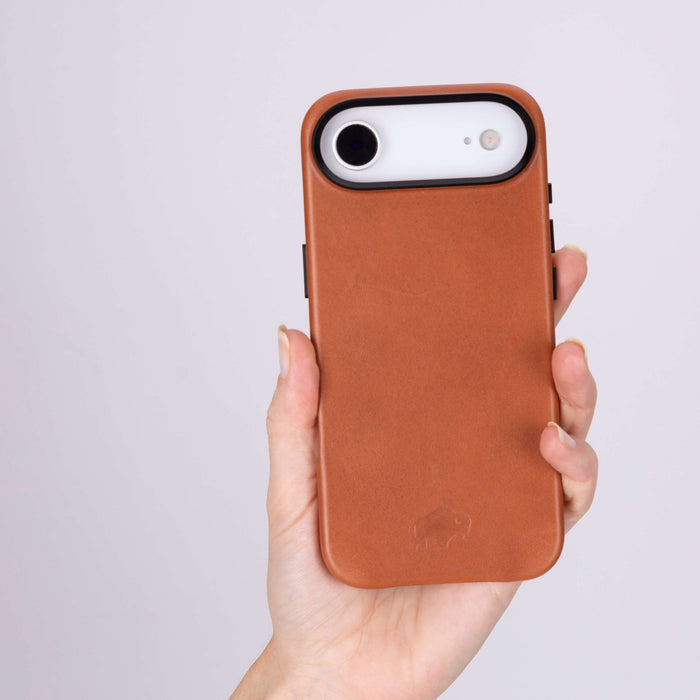 Barlow Leather iPhone Air MagSafe Case, Tan - BlackBrook Case