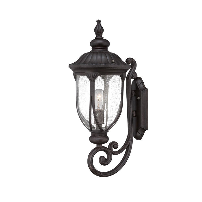 Black And Clear Seeded Dimmable Outdoor Hanging Light With Black And Clear Shades