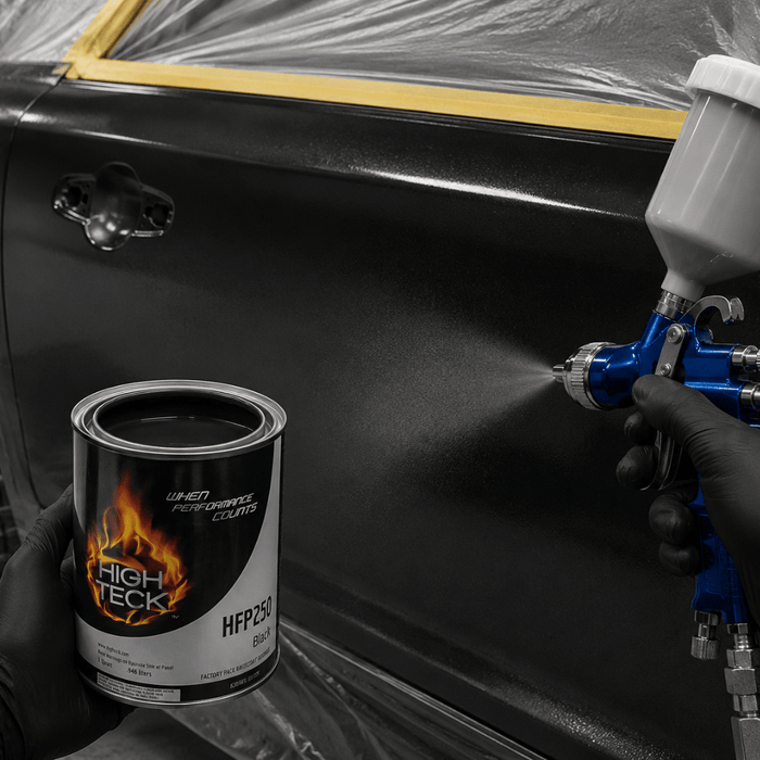 Black GM WA-8555 Basecoat Paint, Quart, High Teck HFP250 -HFP250-4 - Eagle National Supply